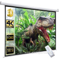 220x220cm automated projector screen 4k hd projection screen